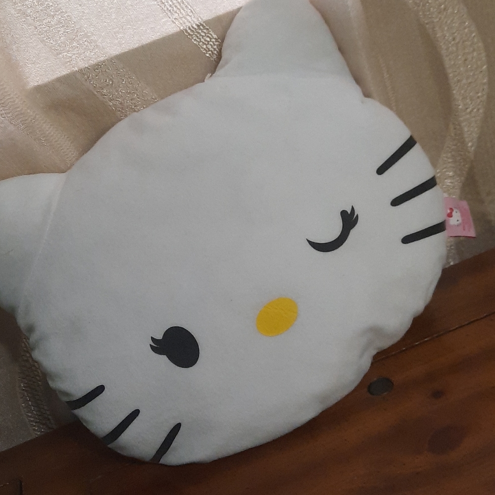 Cute Hello Kitty pillow back zipper pouch